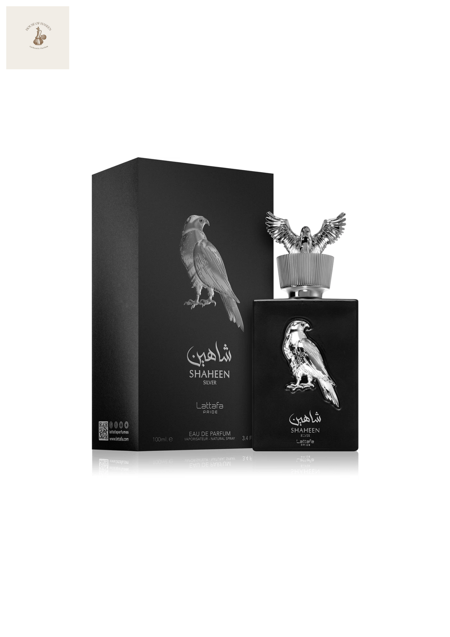Lattafa Shaheen Silver (M) EDP 100ML