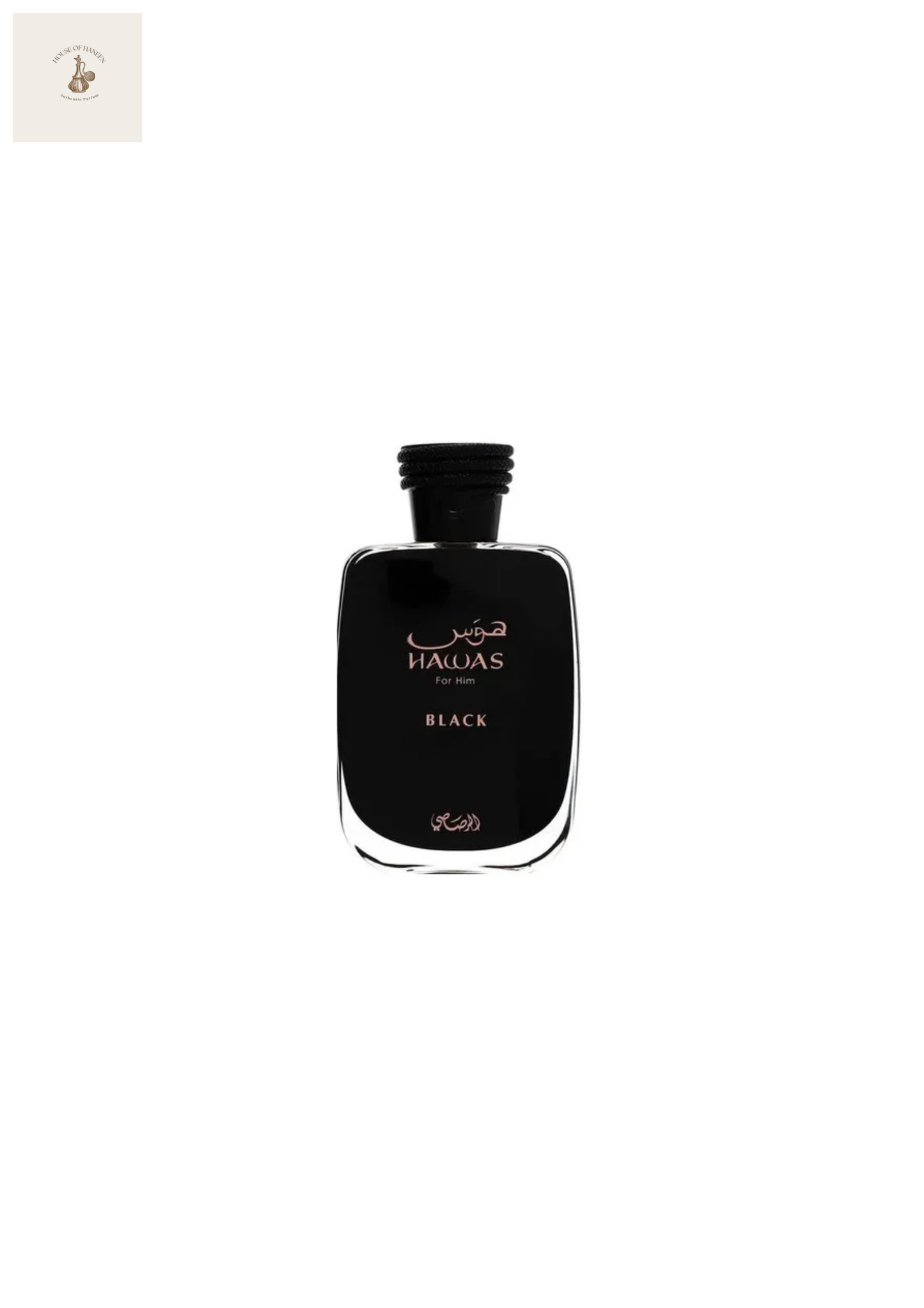 Rasasi Hawas Black (M) EDP 100ML